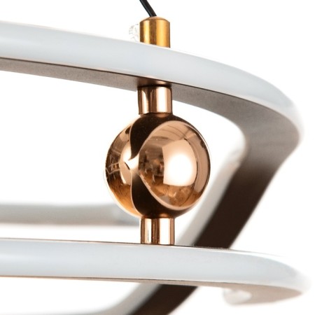 Origi lamp LED 264W 3000-6000K Black-gold 60x60x10-110 cm-6