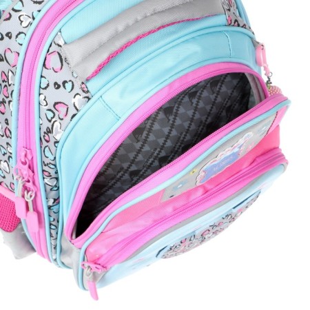 Frame backpack 39 x 29 x 17 cm, Across 230, Blue/Pink ACR22-230-7-7