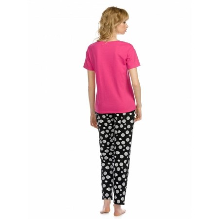 A set of T -shirts and trousers female, size XXS, raspberry color-2
