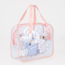 Lightning cosmetic bag, pink color