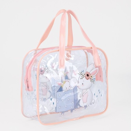 Lightning cosmetic bag, pink color
