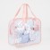 Lightning cosmetic bag, pink color