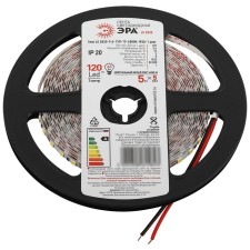 LED era tape, 5 m, IP20, SMD2835, 120 LED/m, 9.6 W/m, 12 V, glow of daytime white