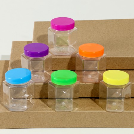 The basis for creativity and decor is a jar with a “multifaceted” lid, 5 × 4 × 4 cm, and mix-2