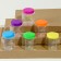 The basis for creativity and decor is a jar with a “multifaceted” lid, 5 × 4 × 4 cm, and mix