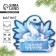 New Year's Wooden Magnet "New Year: Snow holiday", 8 x 7.1 cm