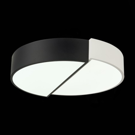 Ceiling EVOLUCE lamp. Sle200642-01. Meta. 1x36 W, LED, 3000K/4000k/6000k, 2160 LM, 50x50x10 cm, white, black color-6