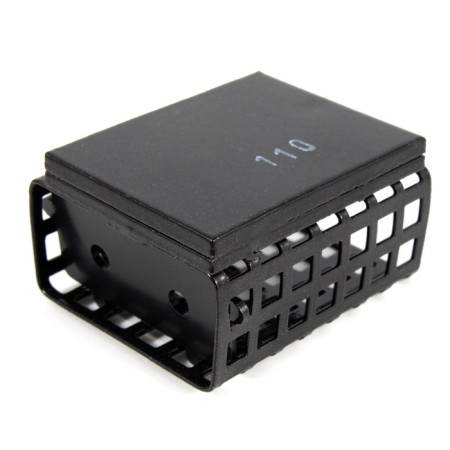 Feeding feeder Yaman rectangular 110 g, metal, removable plastic bottom, packaging 10 pcs. 10694-4