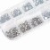 Basic set for inlaid with rhinestones, white color AB, size from 1.5-6 mm