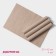 Set of serving napkins on the table "Ann", 4 pcs, 30 × 45 cm, beige color