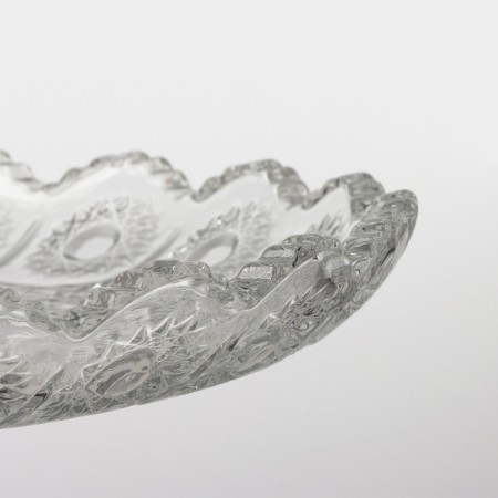 Glass vase on the Mey-Ji cake leg, 36 × 23 cm-3
