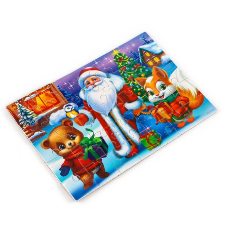 Puzzle Magnetic Wooden "Beasts"-3