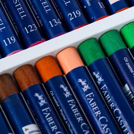 Oil pastel 24 colors Faber-Castell Studio Quality Round-1