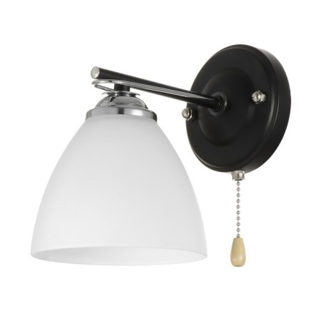 Bra 2019/1 E27 60W chrome+black 18x13.5x17 cm