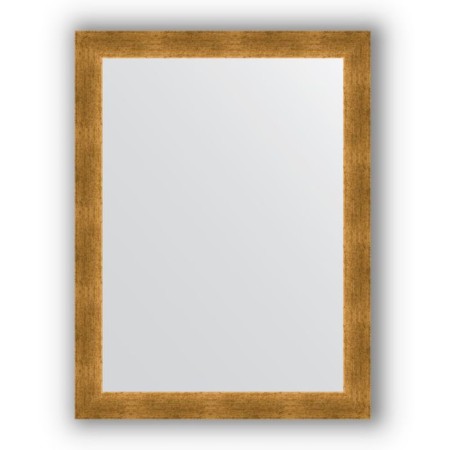 Mirror in the baguette frame - poisoned gold 59 mm, 64 x 84 cm, evoForm