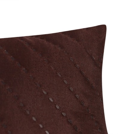 Decorative pillow and I, brown color, 40x40 cm, 100% p/e-1