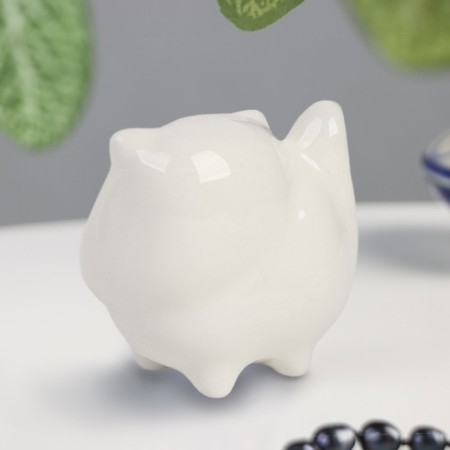 Souvenir "Cat Pers", 7.5x8cm, Gzhel, white color-2