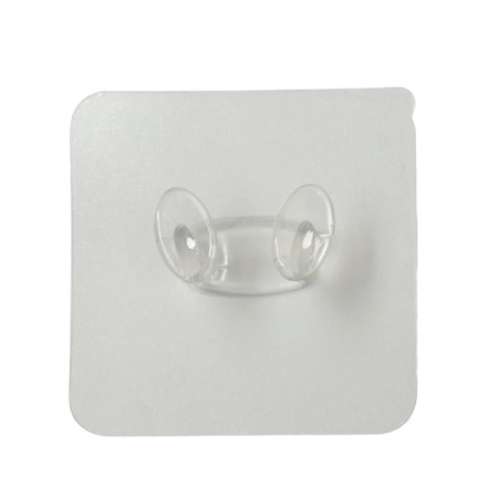 Holder with an adhesive surface of the tundra, 60x60 mm, for a fork, transparent-28