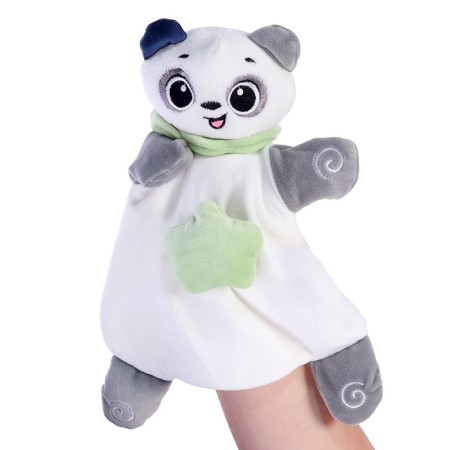 Soft toy - comforter "Bear", gray-1