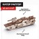 Wooden designer, prefabricated model "Kater. Raptor "
