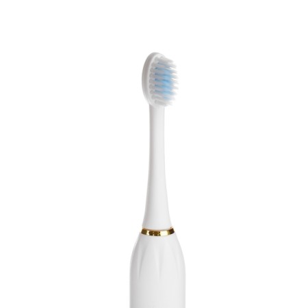 Luazon LP-010 electric toothbrush, vibration, 2 nozzles, from battery, white-7