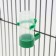 Drinker/bird feeder 3 x 9 cm, 60 ml, green