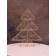 Figure Light "Christmas tree", 40x31x6 cm, 30 LED, AAX3 batteries (not in set), glow warm white