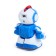 Robot radio -controlled "minibot", light effects, blue color