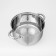 A set of stainless steel pots “Grette”, 3 subjects: 2.3 l, 3.2 l, 4.2 l, covers