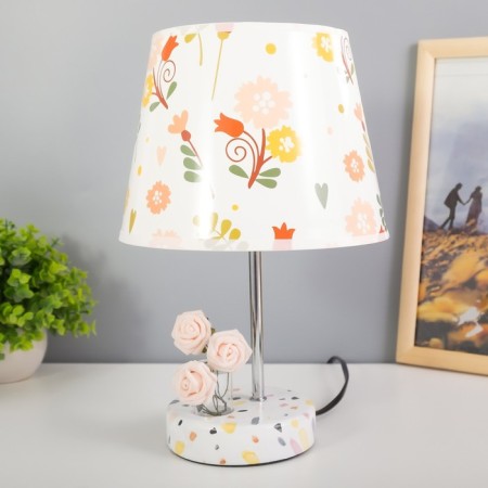 Aelita table lamp E14 15W white 20x20x30 cm Risalux-5