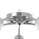 Six 5x15W E27 chandelier 52x52x15cm Bayerlux