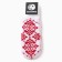 Double female mittens, white color, river 18