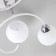 Tulia chandelier, 4x40W E27, white color