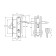 Soldress gagid castle ZV 7-103/85 GP, with a handle, color gold