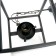 Sadovo-park lamp Feron PL715, IP44, E27, 60 W, 250x250x890 mm, black color