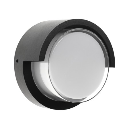 Facade lamp "City", FSD-047, 10 W, 4000K, circle, IP65, 220 V, plastic, black-4