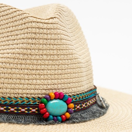 Women's hat minku Milk color, rr 56-58-4