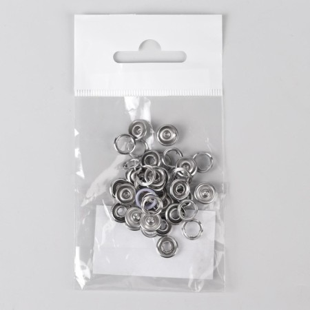 Shirts, open buttons, d = 9.5 mm, 10 pcs, lilac color-4