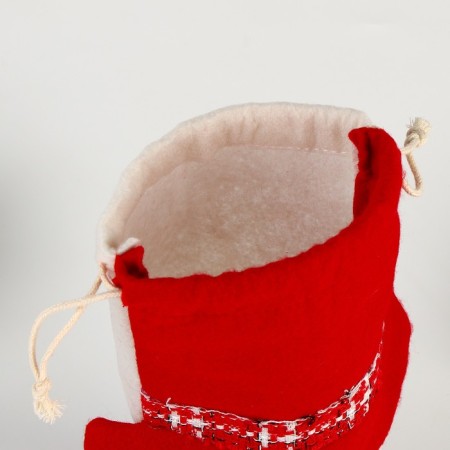 Bag for gifts "Snowman with a scarf"-3
