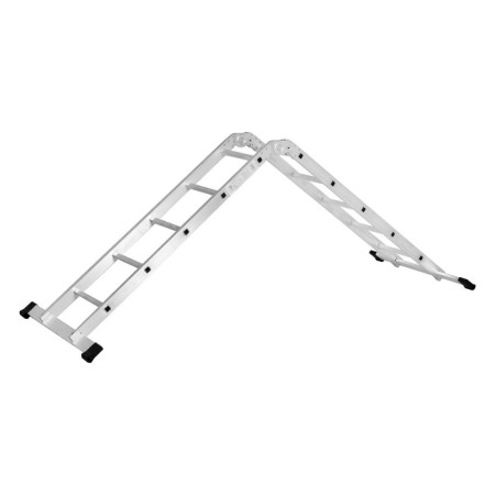 Staircase, two -section, articulated, aluminum, 5 steps-1