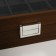 Casket Wood for the clock 10 "Oak" departments with silver stroke 23x29.5x5.8 cm