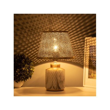 Table lamp "Marble" 1x40W E27 Black/gold 22.5x22.5x35cm-1