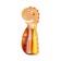 A set of children's toothbrushes dinosaurus, pink and yellow