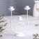 Climber "Trio" metal for 3 candles, 17x18 cm, white