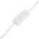 Network cord with switch for sconces, 1.5 m, SHVVP 2 x 0.5 mm2, white