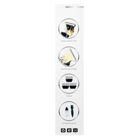Ltri-25, 5 watts haircut machine, 1200 mAh, nozzle 1.5, from battery, black-8