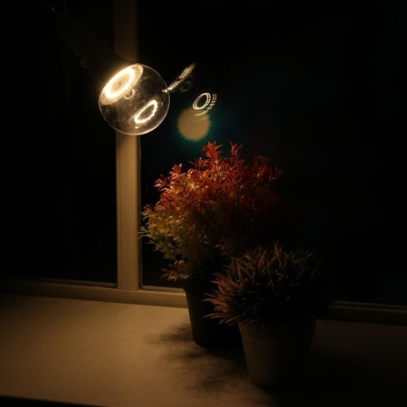 LED Luazon Lighting, A60, E27, 15W, IP44, 220V, 270 °, full spectral