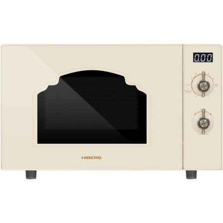 Microwave oven Hiberg VM-4285 YR, 700 watts, 20 l, beige color