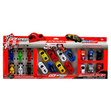 Set of machines "Racing" 20 pcs., 3 types, inertia-8