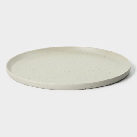 Dish "marble", d = 28 cm, gray color-1